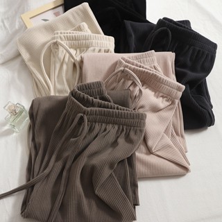 QUẦN SUÔNG NỮ DÁNG DÀI ỐNG RỘNG LƯNG CAO THUN GÂN TĂM LÊN DÁNG SIÊU XINH MÃ 045