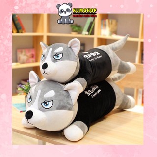 {FREESHIP} CHÓ BÔNG HUSKY GẤU BÔNG CAO CẤP MỀM ÊM ĐẸP( HÀNG LOẠI 1) CHÓ BÔNG SIÊU YÊU 95cm