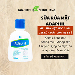 Sữa rửa mặt Adaphil Gentle Skin Cleanser Gamma dành cho mọi loại da (125ml)