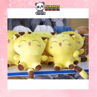 (ComBo 10Sp) Thú Bông Mèo Vàng Dễ Thương, Gấu Bông Mèo Vàng Cute Siêu Mềm Mịn