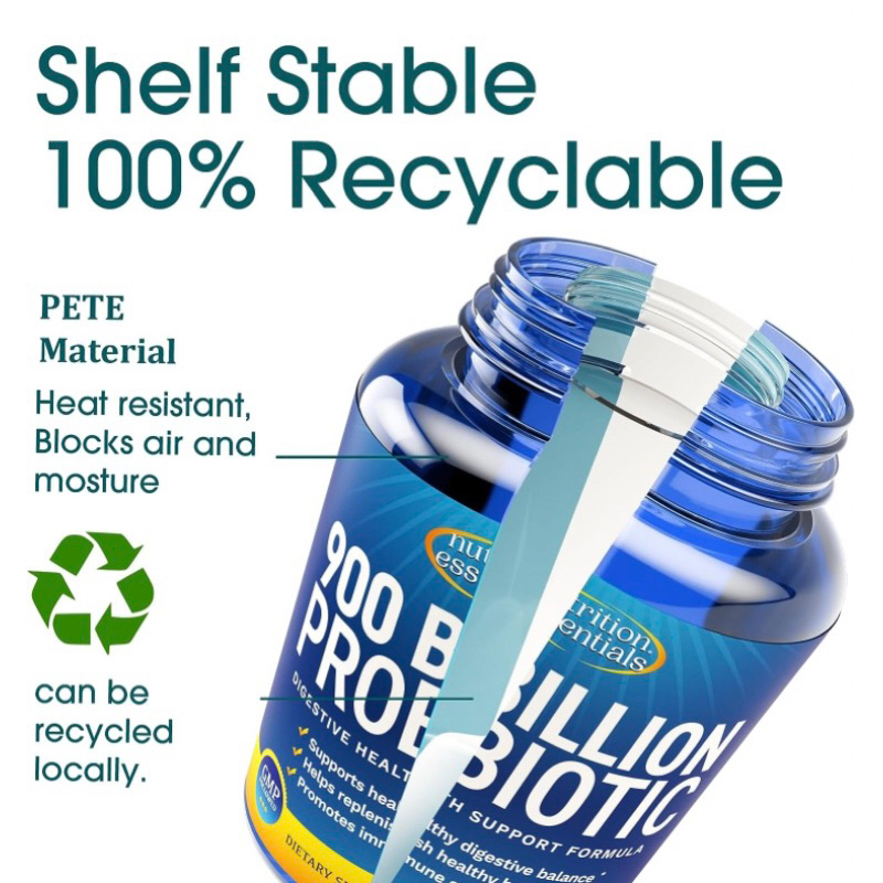 Viên chay Lợi khuẩn Probiotic nam nữ Nutrition Essentials 900 tỷ lợi khuẩn 60v USA