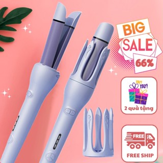  Máy Uốn Tóc Xoăn Tự Động EXTRA Trục 32mm Máy Uốn Xoăn Tạo Kiểu Tóc 3 trong 1 Uốn Xoăn Ép Duỗi Tóc Cúp Đuôi 