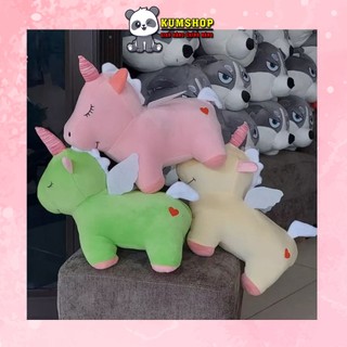 Gấu bông ngựa kỳ lân, gấu bông ngựa đồ chơi cho bé siêu mềm mịn sịn