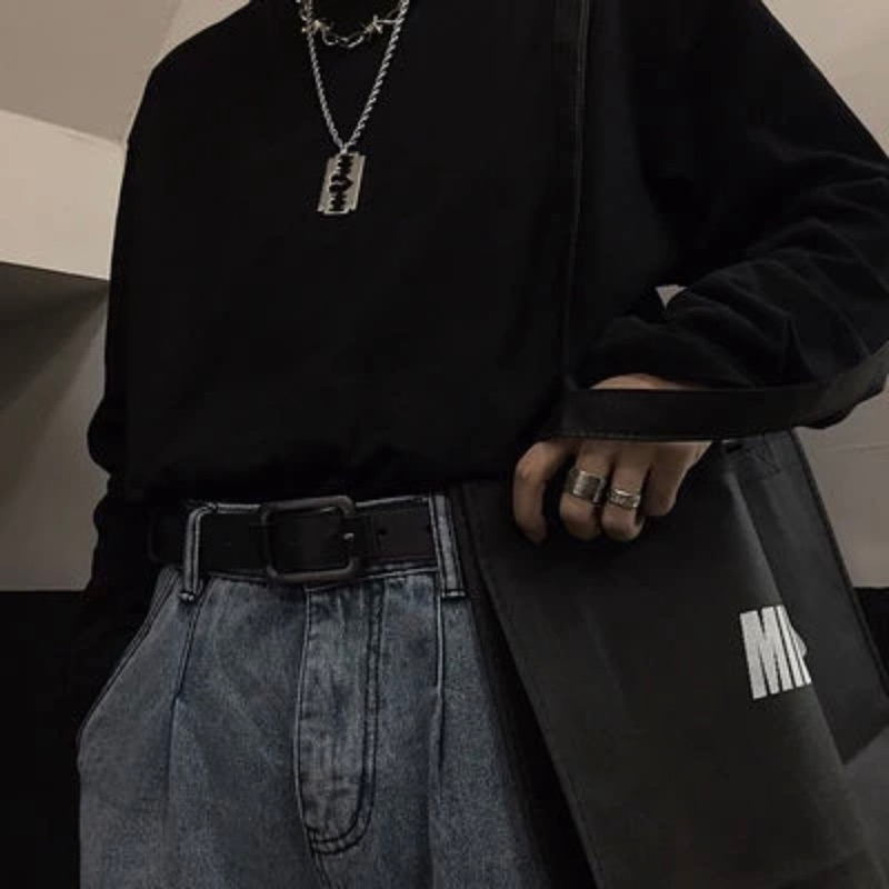 THẮT LƯNG UNISEX HÀN QUỐC BẢN 3 CM BASIC DA PU