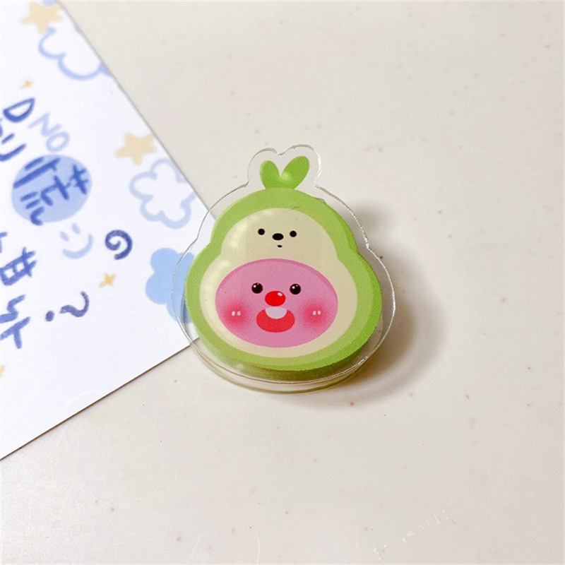 Kẹp giấy,tài liệu bằng nhựa hình Loopy cosplay dễ thương