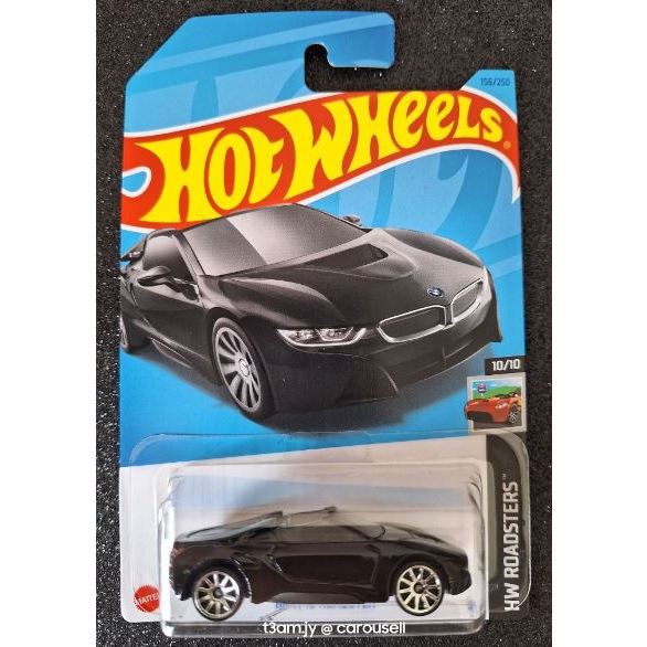 Hot wheels Chính Hãng mẫu xe BMW i8 ROADSTER (Đen)