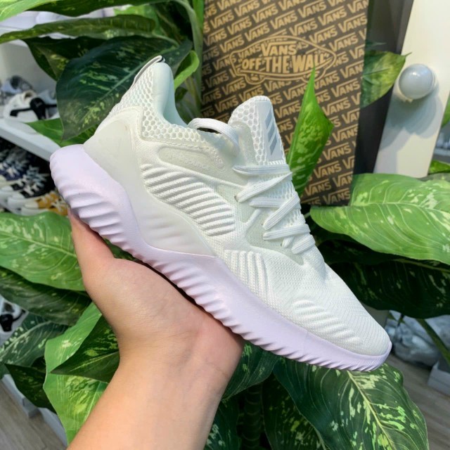 Giày thể thao,nam nữ sneaker_giày thể thao alphabounce trắng full
