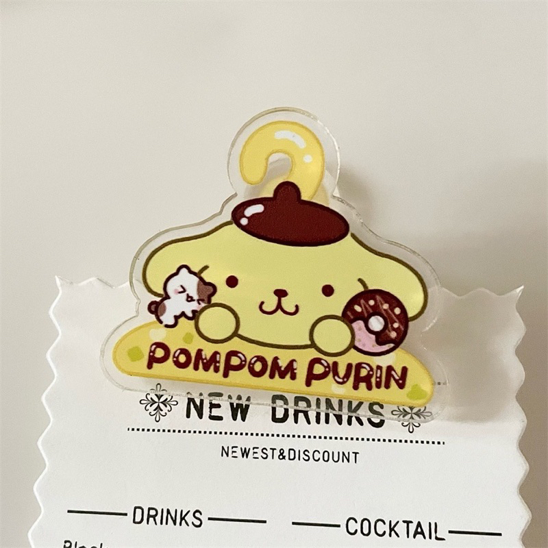 Kẹp nhựa SANRIO Cinnamoroll, Kuromi, Melody, PomPomPurin