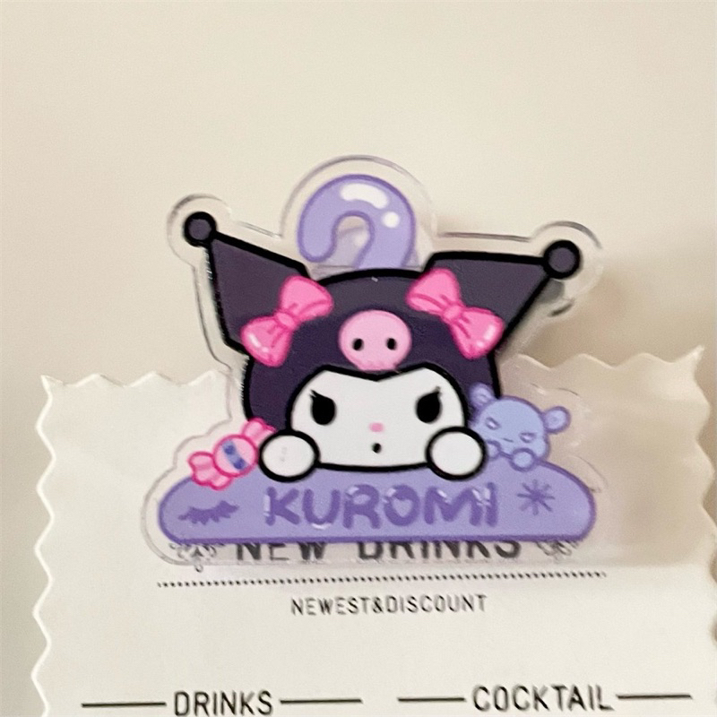 Kẹp nhựa SANRIO Cinnamoroll, Kuromi, Melody, PomPomPurin
