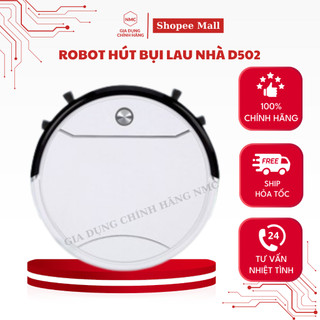 Robot Hút Bụi Lau Nhà Thông Minh D502 - Cảm Biến Chống Rơi - Tự Động Sạc - Sử Dụng APP Điều Khiển Tiếng Việt BH 5 năm