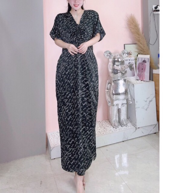 Đầm xuôn lụa tô châu