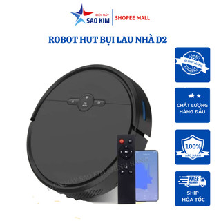Robot hút bụi lau nhà Nhật Sakai D2-001 BH 5 NĂM lau dọn nhà tự động có cảm biến thông minh hút mọi loại bụi bẩn