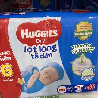 Tã dán sơ sinh Huggies NB70
