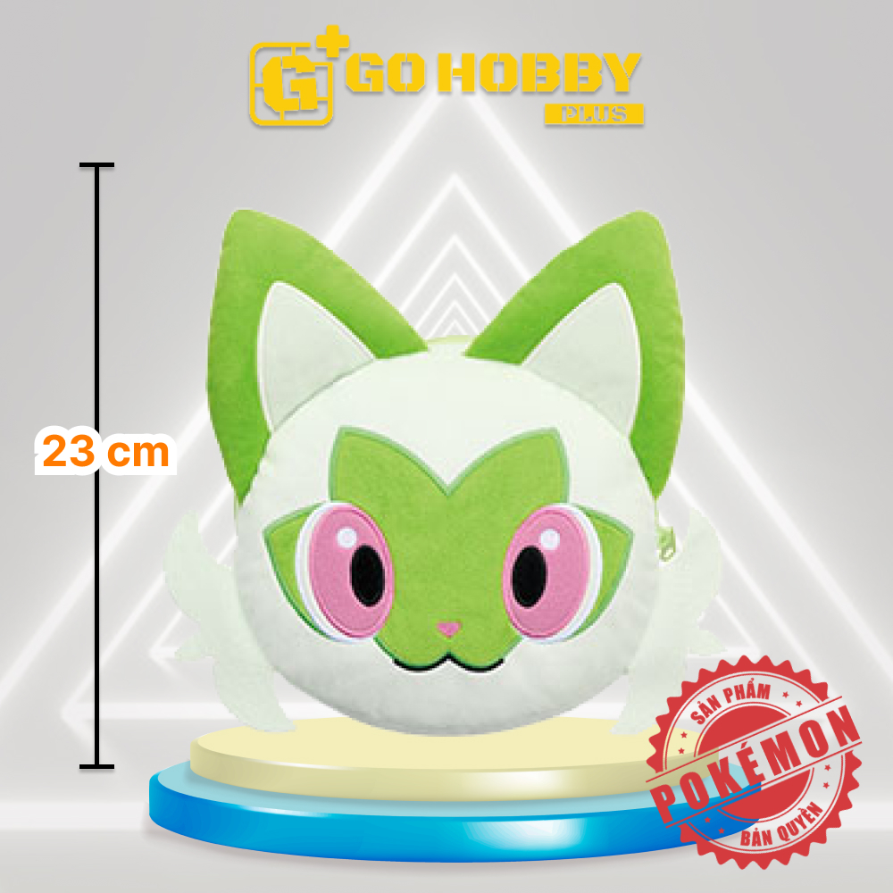 BANPRESTO | Thú bông Hogeta ~ Nyaoha ~ Kewassu | POKÉMON BIG FACE SHAPED PLUSH POUCH SPRIGATITO ~ FUECOCO ~ QUAXLY