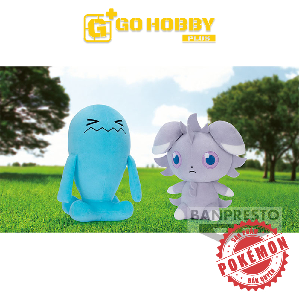 BANPRESTO | Thú bông Sonans ~ Nyasupa | POKÉMON BIG PLUSH WOBBUFFET ~ ESPURR