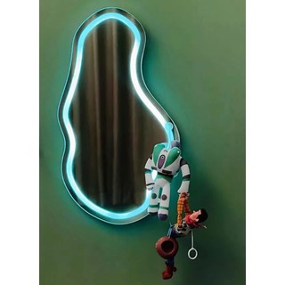 60x100cm Gương soi hạt đậu AAArealhome HD Gương hạt đậu Gương trang điểm Gương nhà tắm