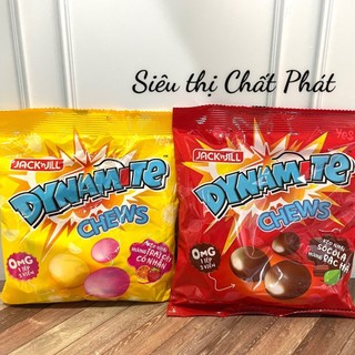 Kẹo Socola 3 Viên Dynamite Chews 125g Hương bạc hà/Dâu Cam