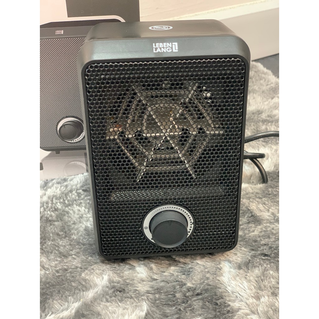 Máy sưởi Mini để bàn Quạt sưởi gốm LEBENLANG LBL0276 600W bảo hành 24 tháng