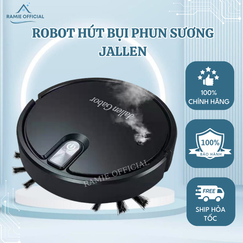 Robot Hút Bụi Lau Nhà Jalien Gabor is 25a Thông Minh Thế Hệ Thứ 3 Với Hai Chế Độ Lau Khô Và ướt - BẢO HÀNH 3 NĂM