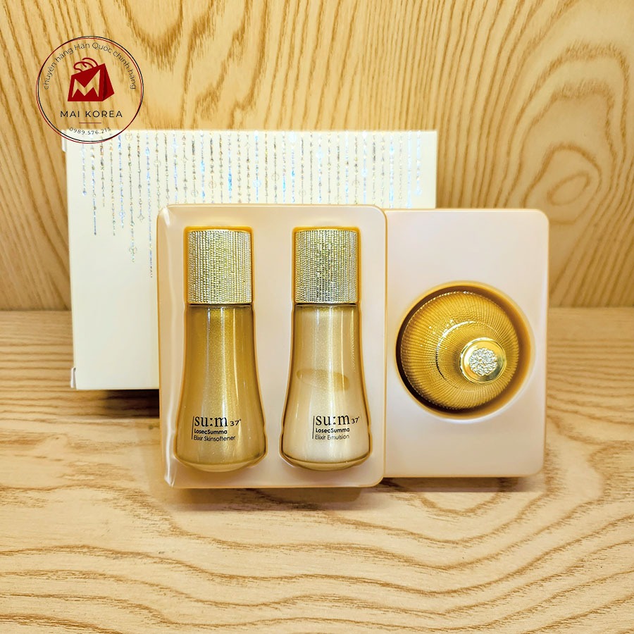 Set dưỡng Sum vàng LosecSumma 3, 5 món sản phẩm mini tái sinh da, mờ thâm nám se khít lỗ chân lông cao cấp
