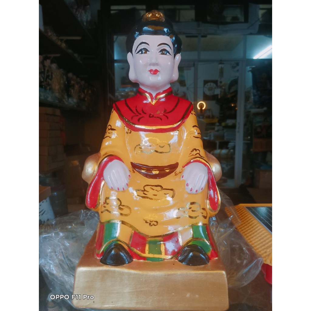 TƯỢNG BÀ CHÚA SỨ  _ MẪU VẺ ĐỎ  ĐẤT NUNG _ CAO 40CM