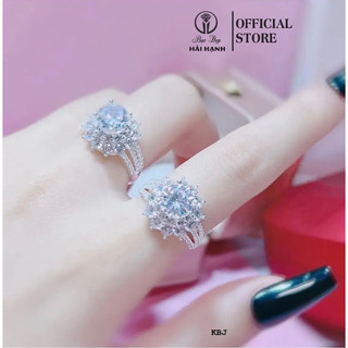 Nhẫn hoa mai bạc ta HHJ