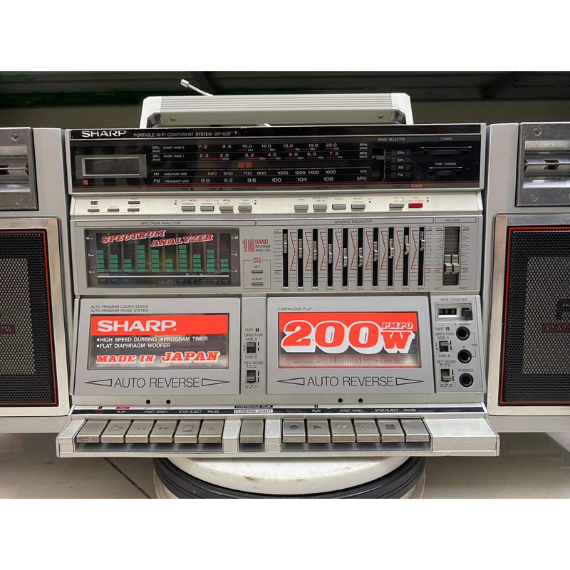radio cassette , radio cassette shap 939, huyền thoại của thập niên 80