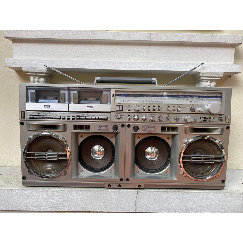 radio cassette , radio cassette Shap GF777, tape radio am fm