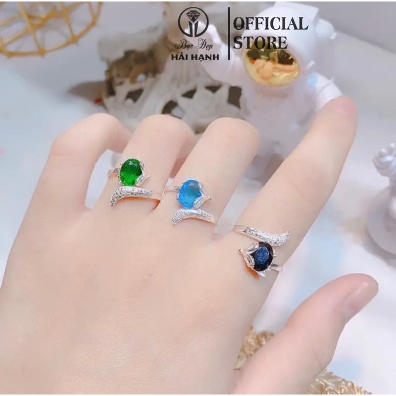 nhẫn bạc ta hồ ly free HHJ