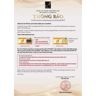 KEM FACE PHÁP  ACOSMETICS PHƯƠNG ANH
