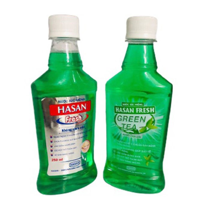 NƯỚC SÚC MIỆNG HASAN FRESH 250ML (không chưa cồn)