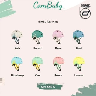 Scoot and Ride cho bé MŨ BẢO HIỂM siêu nhẹ đủ 8 màu - Siêu xe Scooter And Ride