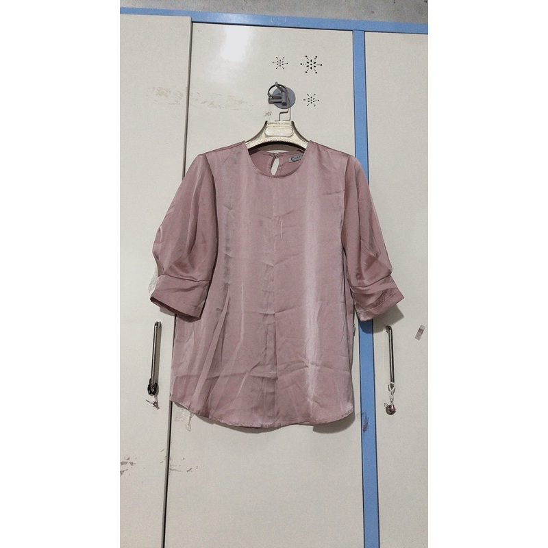 Áo lụa cchat s hồng