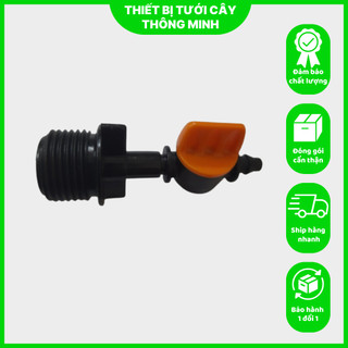 20 van chuyển ren ngoài 21mm ra ống 6mm