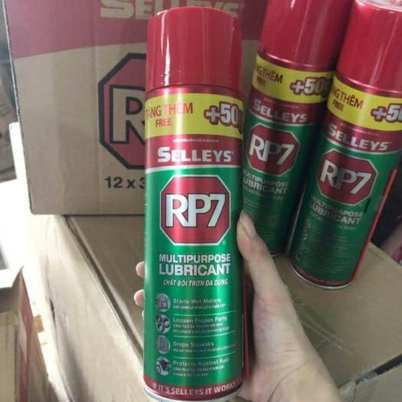 🌟 Chất bôi trơn đa dụng/Tẩy rỉ sét/Selleys RP7/Chai 350gr 493ml