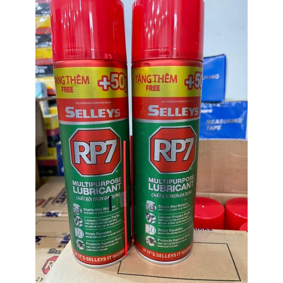🌟 Chất bôi trơn đa dụng/Tẩy rỉ sét/Selleys RP7/Chai 350gr 493ml