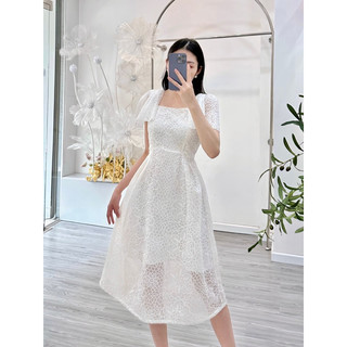 ĐẦM REN HÔNG SEN CAO CẤP