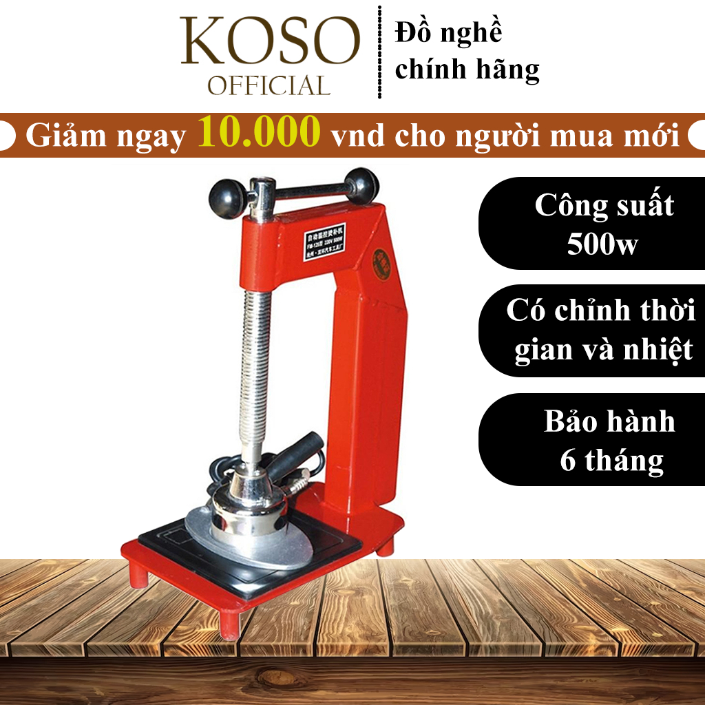Máy vá chín săm lốp ô tô, xe máy KOSO Có bộ hẹn giờ, không mất thời gian để đứng chờ kiểm tra vá Công suất 500W