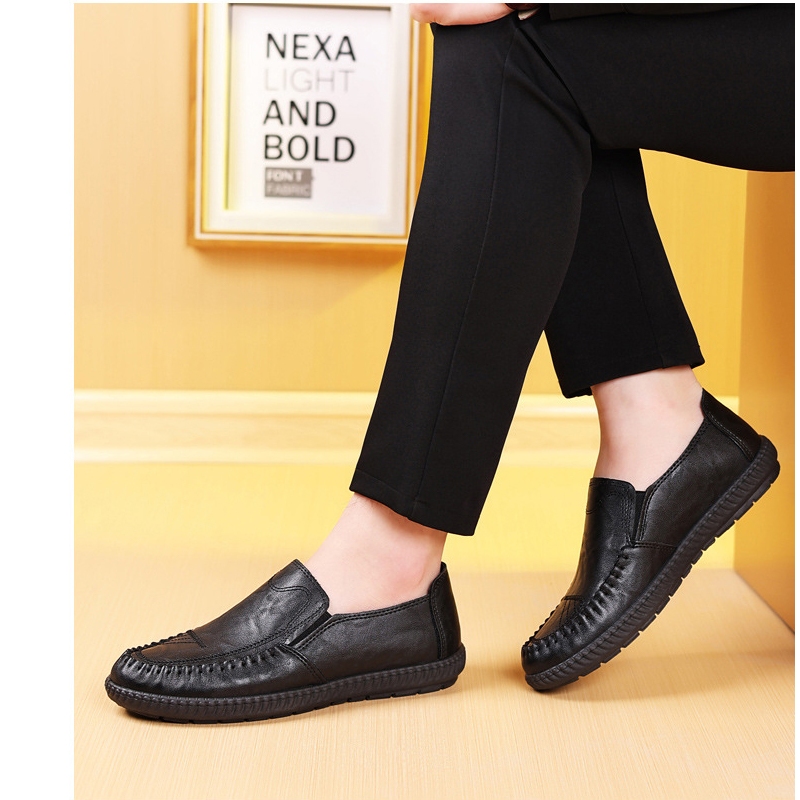 Giày lười nam da LAVINA CARPIO thiết kế thoáng khí thời trang cho nam