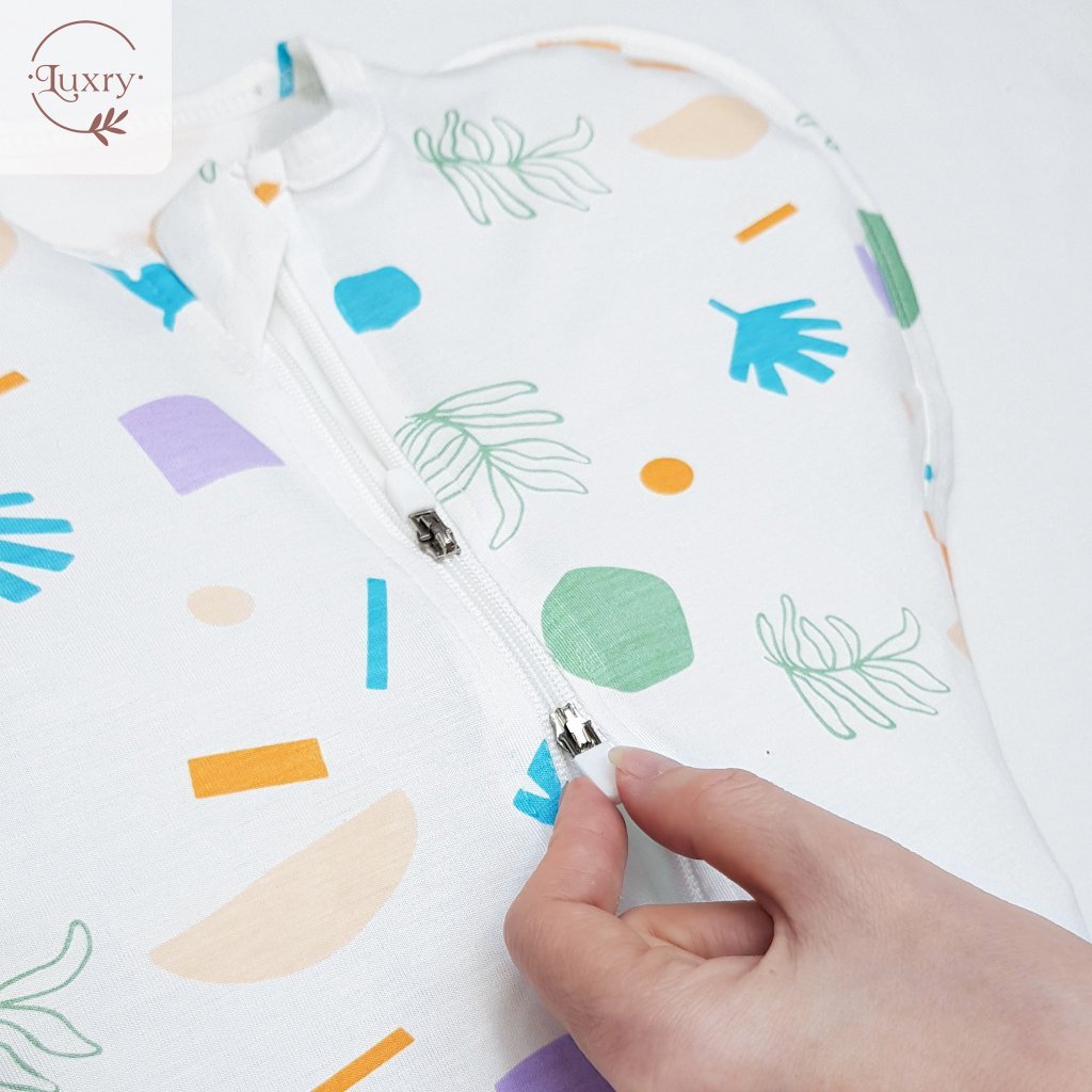Nhộng chũn Luxry cho bé chất vải petit có size từ 0 đến 12 tháng