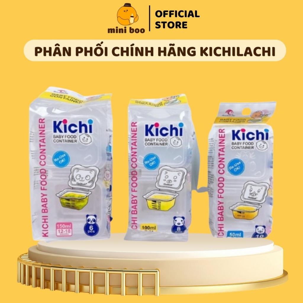 Khay trữ đông đồ ăn dặm cho bé Kichilachi bảo quản thức ăn, an toàn cho trẻ - MINIBOO
