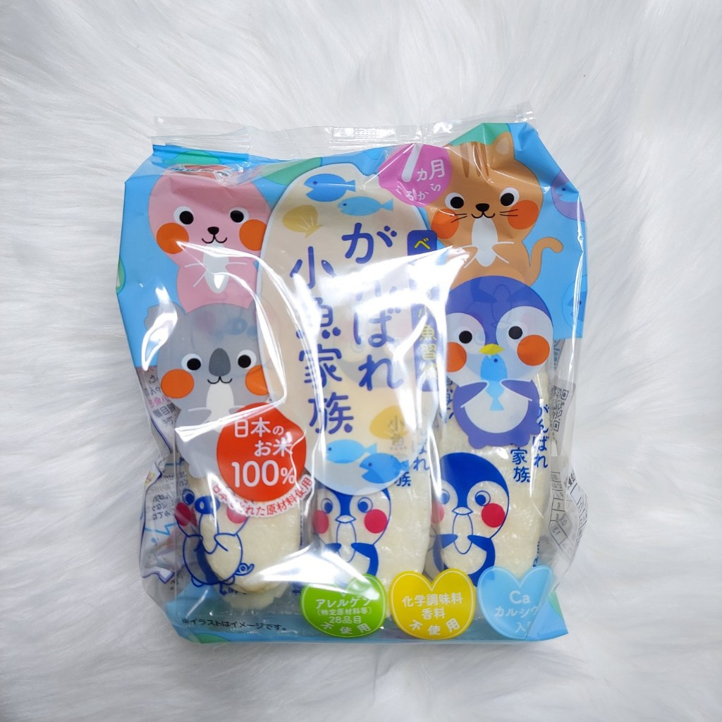 Bánh gạo tươi Haihain/Kazoku Nhật cho bé từ 7 tháng