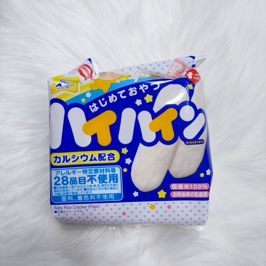 Bánh gạo tươi Haihain/Kazoku Nhật cho bé từ 7 tháng