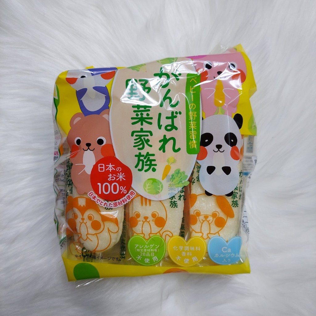 Bánh gạo tươi Haihain/Kazoku Nhật cho bé từ 7 tháng