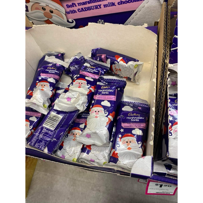 Kẹo Cadbury Santa Marshmallow hình ông già noel