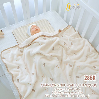 [Goodmama] Chăn lông cừu siêu ấm áp cho bé