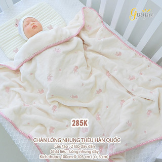 [Goodmama] Chăn lông cừu siêu ấm áp cho bé
