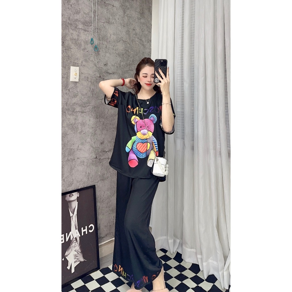 SET TAY NGẮN CỔ TRÒN LATIN-TN443