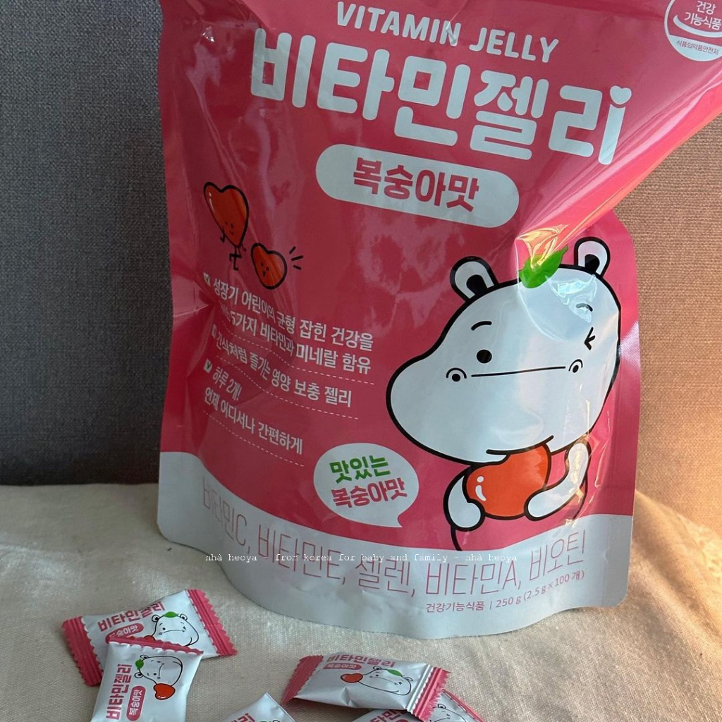 KẸO DẺO BỔ SUNG VITAMIN HAMSOA JELLY CHO BÉ MADE IN KOREA