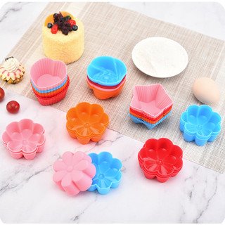 Khuôn Silicon Làm Thạch Cupcake, Bánh Da Lợn, Rau Câu, Bánh Chuối Hình Hoa sen
